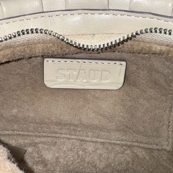 STAUD Bean Cream Convertible Bag / Clutch - Picture 13 of 16